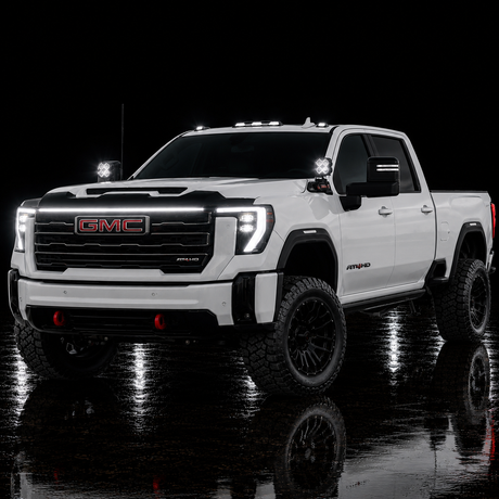 2024-2027+ GMC Sierra HD 2500 LED Grill Accent Light Bar Kit - AutoLEDTech.com