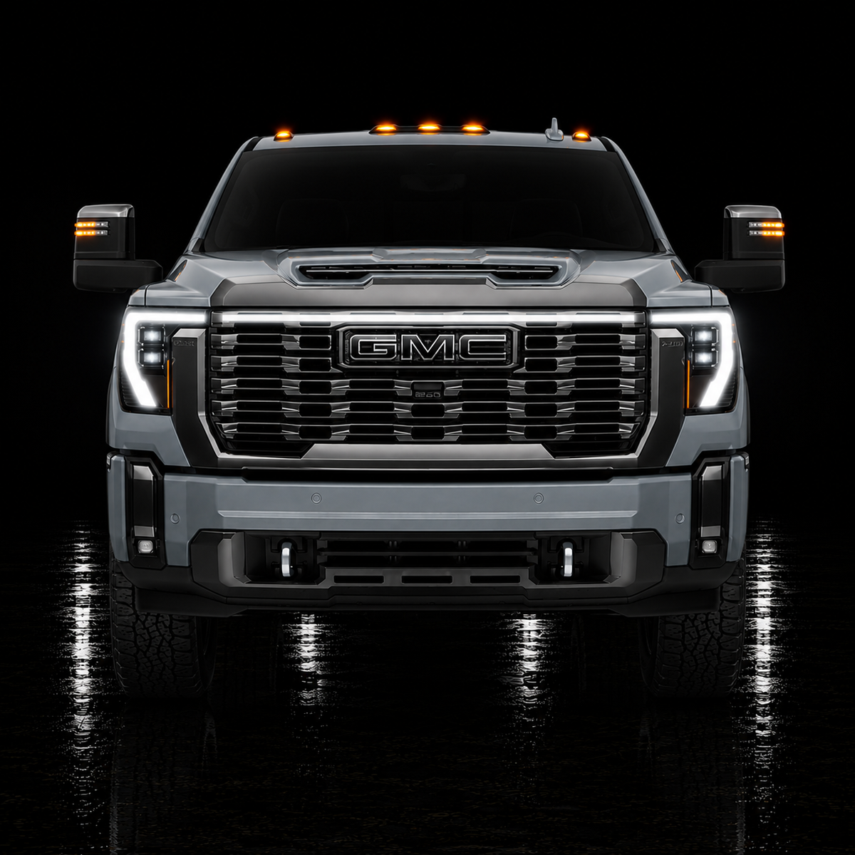 2024-2027+ GMC Sierra HD 2500 LED Grill Accent Light Bar Kit - AutoLEDTech.com