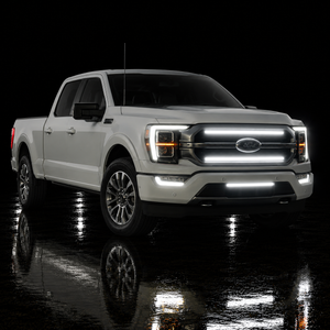 2021-2023 Ford F150 Platinum XLT LED Grill Accent Lights Bars Kit - AutoLEDTech.com