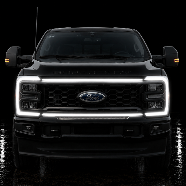 2023-2026+ Ford Super Duty F250 F350 LED Grill Accent Lights Bar Kit - AutoLEDTech.com