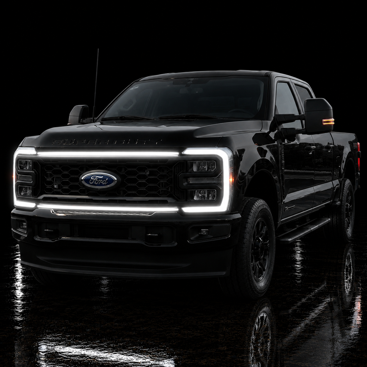 2023-2026+ Ford Super Duty F250 F350 LED Grill Accent Lights Bar Kit - AutoLEDTech.com