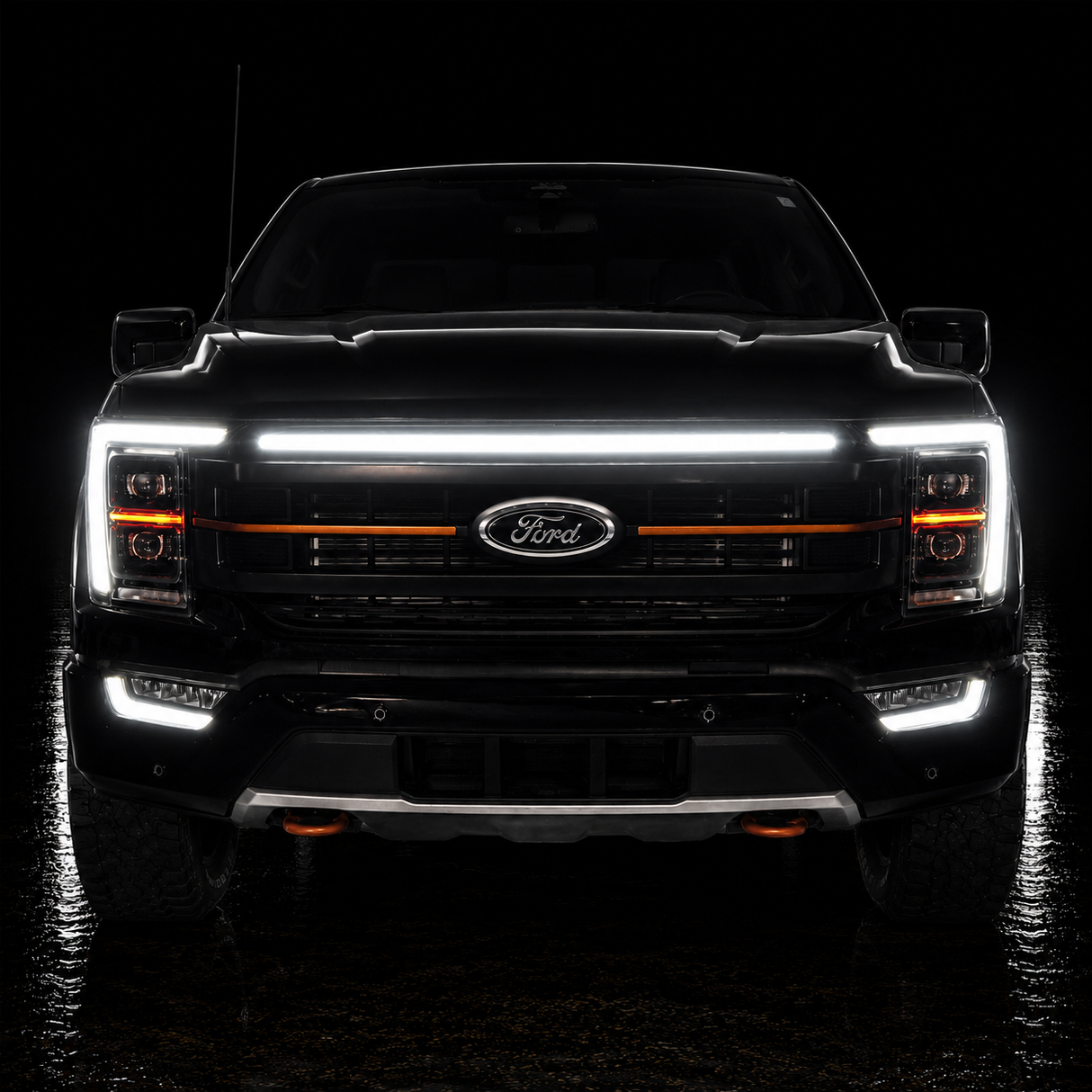 2021-2023 Ford F150 LED Grill Accent Light Bar Kit - AutoLEDTech.com