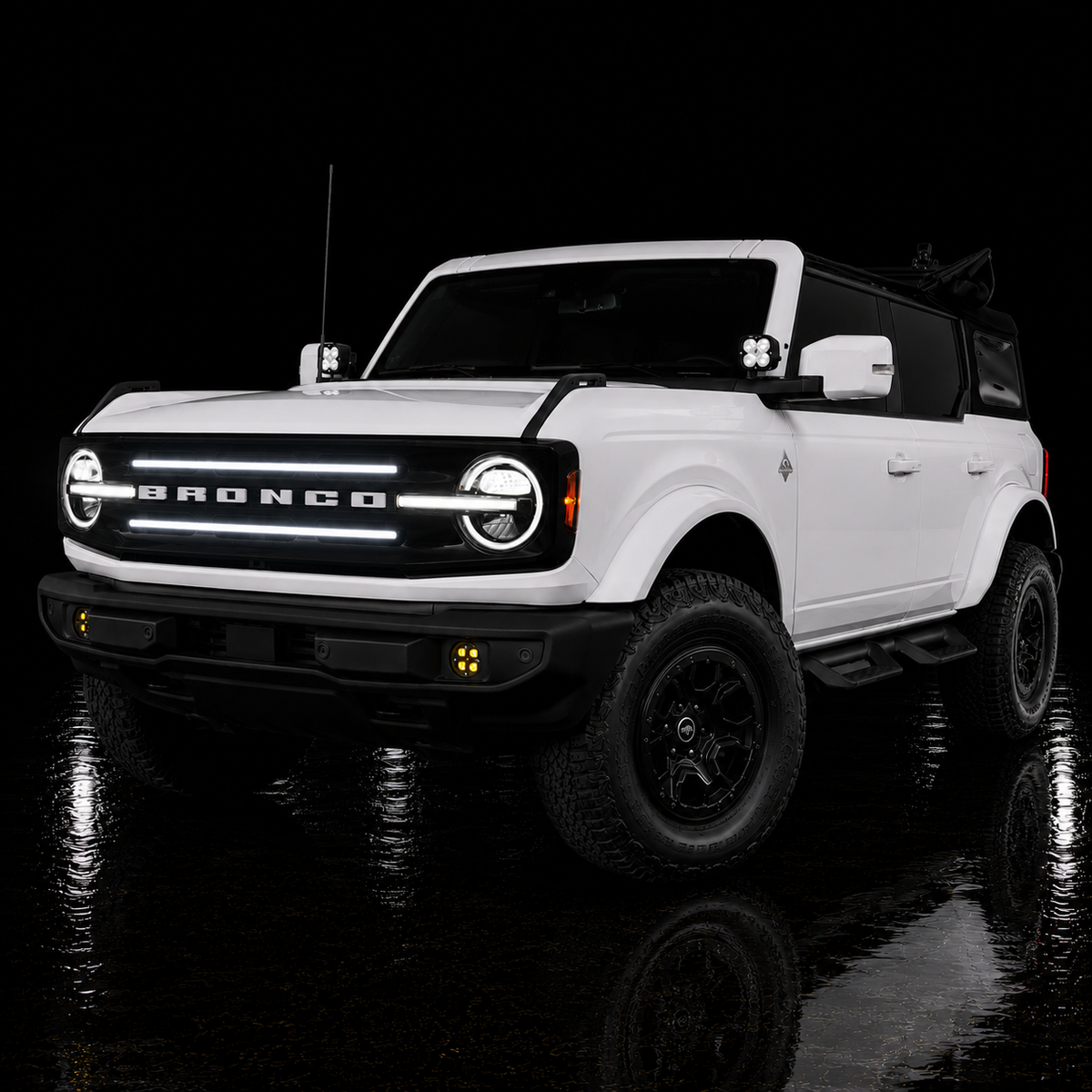 2021-2027+ Ford Bronco LED Grill Accent Lights Kit - AutoLEDTech.com