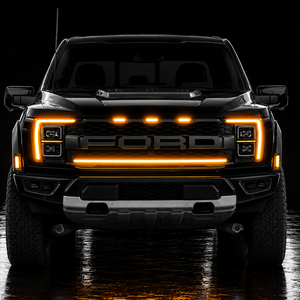 2021-2023 Ford Raptor LED DRL Grill Accent Light Bar Kit - AutoLEDTech.com
