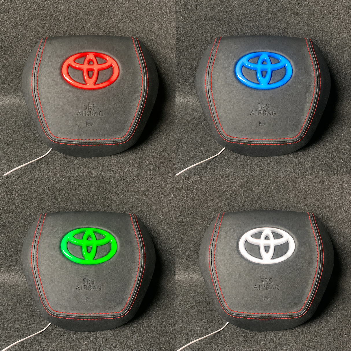 Toyota RGB LED Custom Airbag Cover - AutoLEDTech.com