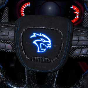 SRT HELLCAT RGB LED Custom Airbag Cover - AutoLEDTech.com