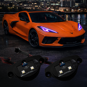 2020-2026+ Chevy C8 Corvette RGBW +A LED DRL Boards Kit - AutoLEDTech.com