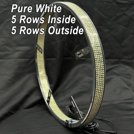 10 Row Pure White Extreme LED Wheel Ring Lights Kit - AutoLEDTech.com