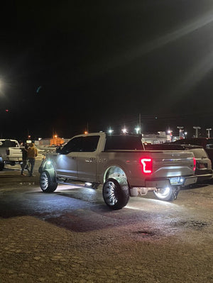 White/Amber Scanning Switchback LED Wheel Ring Lights Kit - AutoLEDTech.com