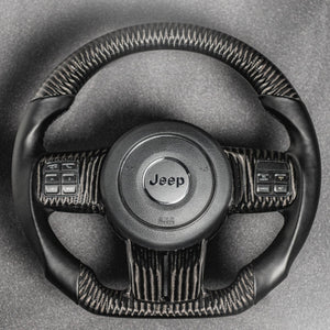 2019+ Jeep Wrangler JL Gladiator JT Custom Carbon Fiber Steering Wheel