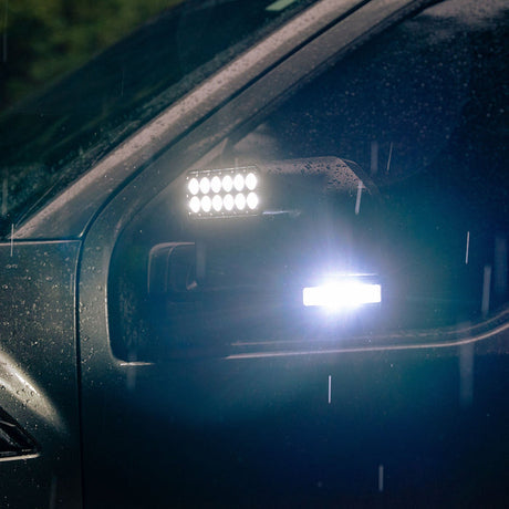 2021-2026 Ford F150 & Raptor LED Off-Road Side Mirror Ditch Lights - AutoLEDTech.com