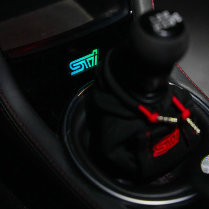 2008-2021 Subaru STI RGBW Flow Series LED Sifter Trim Badge Emblem
