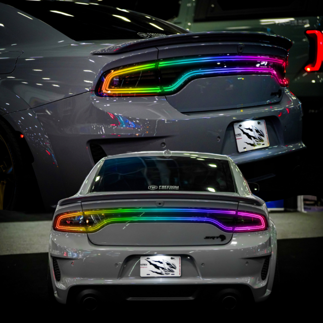 2015-2024 Dodge Charger Flow Series Pre-Built AlphaRex MKII Nova Tail Lights