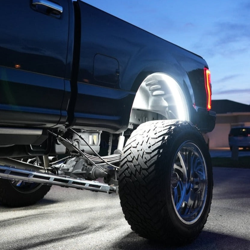 White or RGBW LED Fender Well Arch Lights Kit