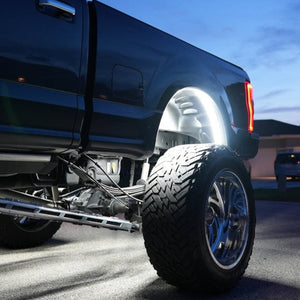 White or RGBW LED Fender Well Arch Lights Kit
