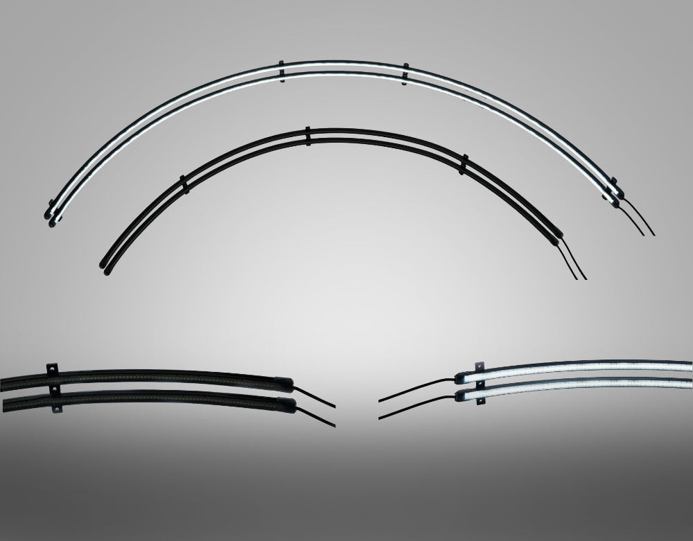 White or RGBW LED Fender Well Arch Lights Kit