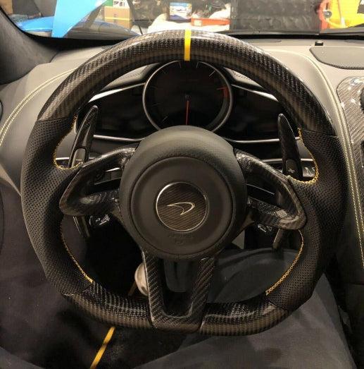 Mclaren MP4-12C 570S 600LT 675LT Custom Carbon Fiber Steering Wheel