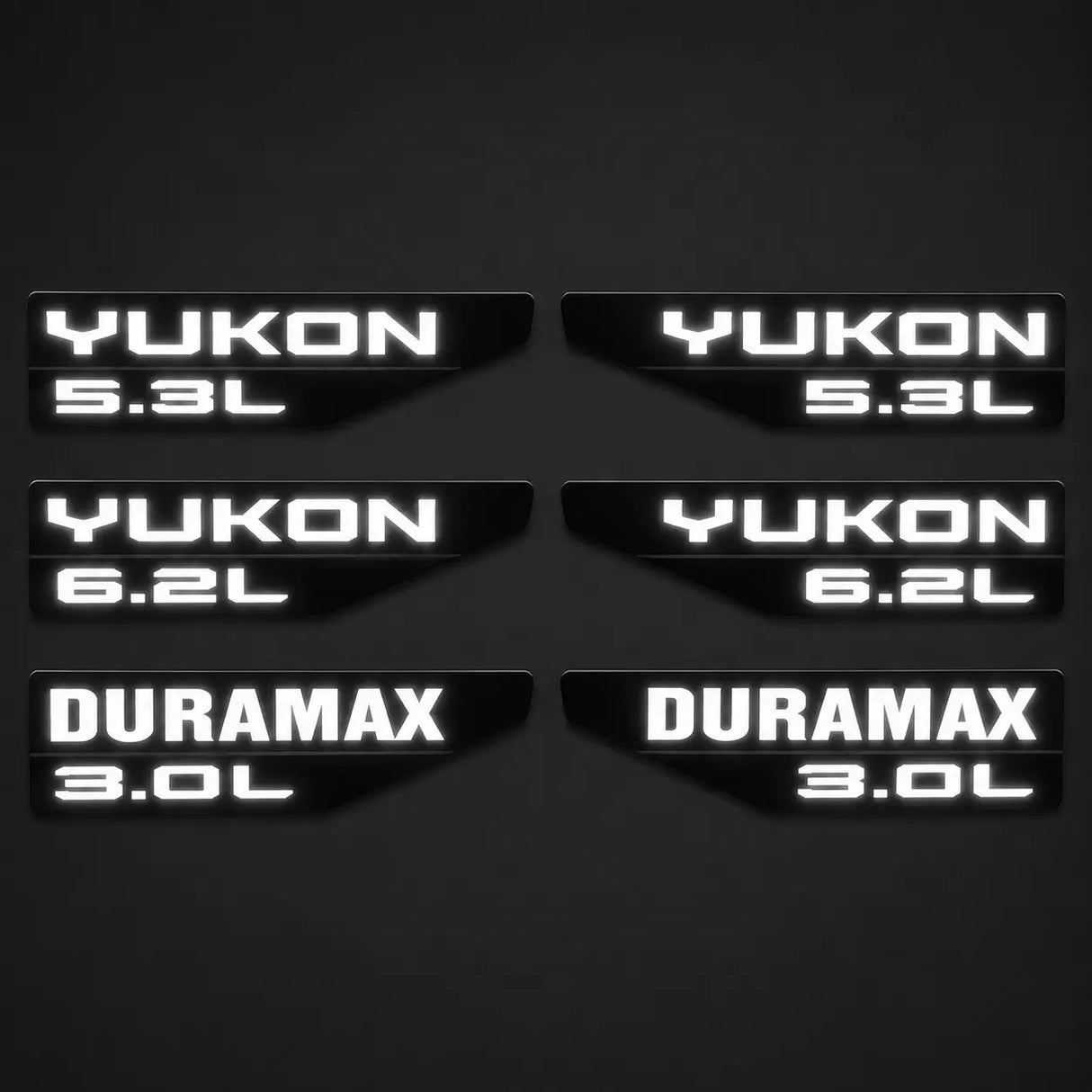 2021-2027 GMC Yukon Illuminated Fender Badge - AutoLEDTech.com