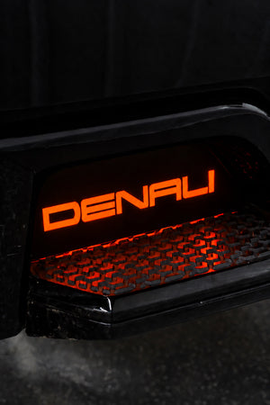 2020-2027+ GMC/Chevy HD Illuminated Side Step Inserts