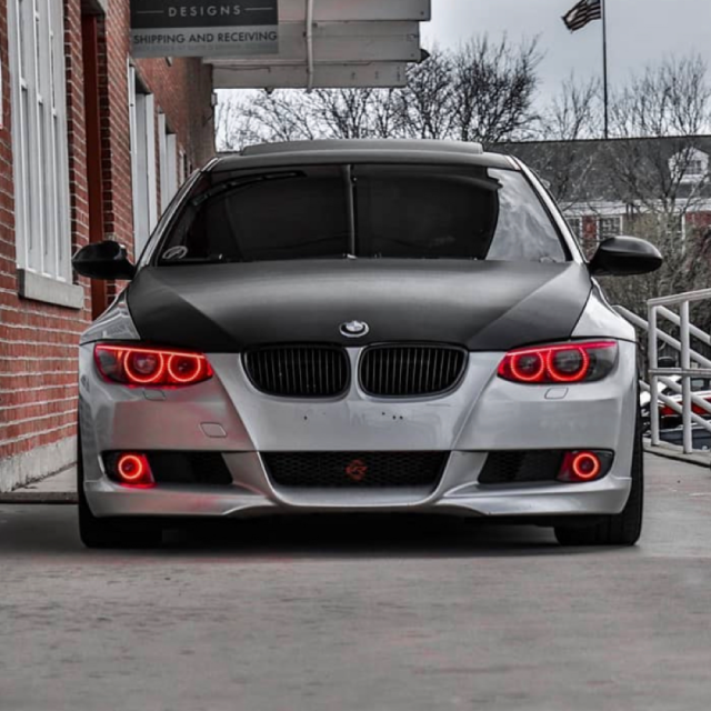 2007-2012 BMW E90 E91 E92 3 Series RGBW Flow Series Angel Eye LED Halo Kit