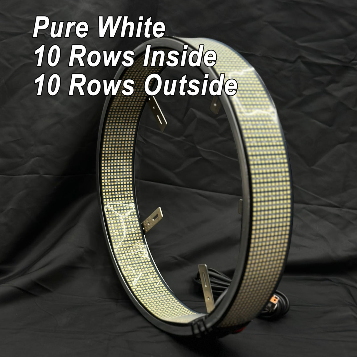 20 Row Pure White Extreme LED Wheel Lights Kit - AutoLEDTech.com