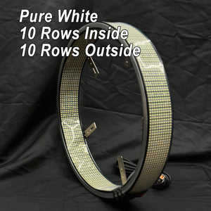 20 Row Pure White Extreme LED Wheel Lights Kit - AutoLEDTech.com