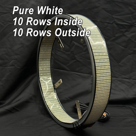 20 Row Pure White Extreme LED Wheel Lights Kit - AutoLEDTech.com