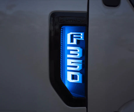 2017-2022 SuperDuty LED Fender Badge Kit - AutoLEDTech.com