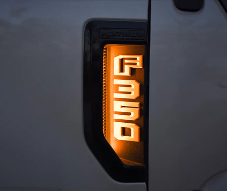 2017-2022 SuperDuty LED Fender Badge Kit - AutoLEDTech.com