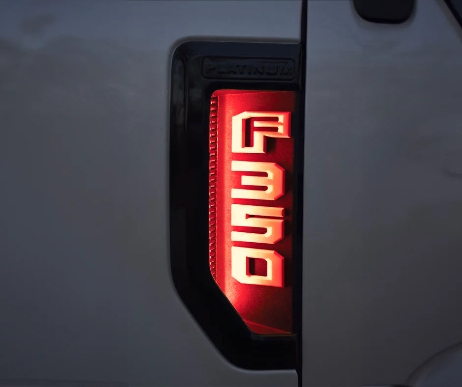 2017-2022 SuperDuty LED Fender Badge Kit - AutoLEDTech.com