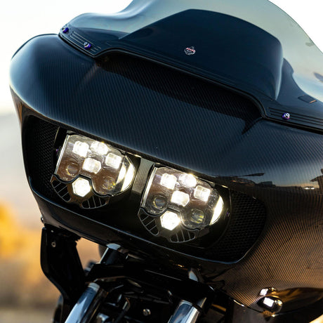 Baja Designs DOT LP6 LED Dual Headlight Kit for 2015-2023 Harley Davidson Road Glide