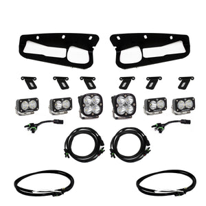 2021-2026+ Ford Bronco Baja Designs Squadron Dual S2 Bumper Fog Pocket Light Kit