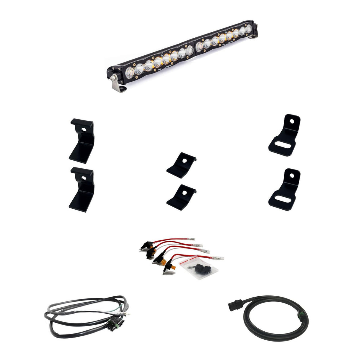2021-2024 Ram TRX Baja Designs S8 Grille & LP9 Bumper Light Kit