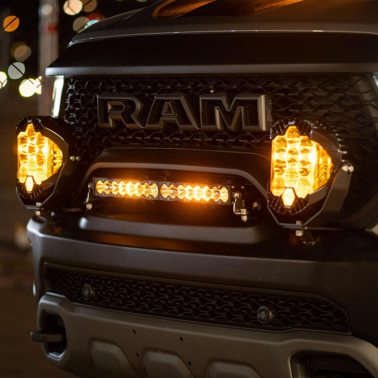 2021-2024 Ram TRX Baja Designs S8 Grille & LP9 Bumper Light Kit