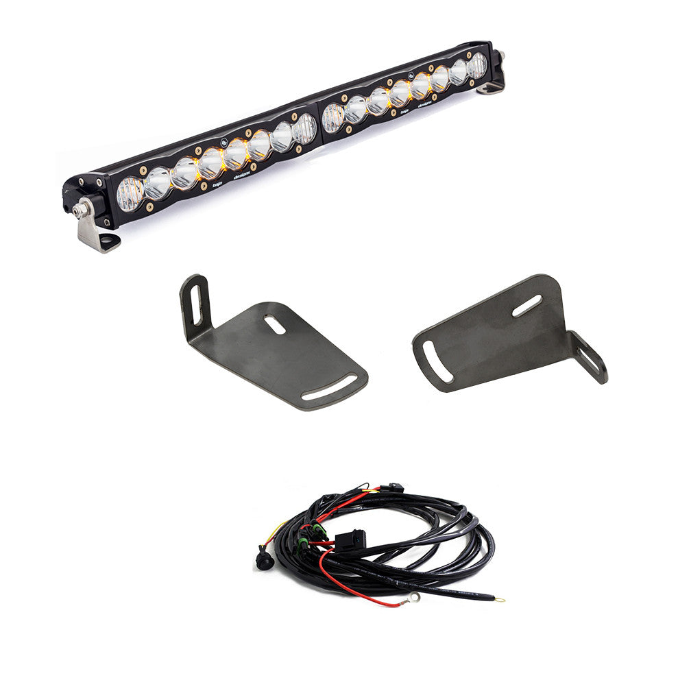 2021-2024 Ram TRX Baja Designs S8/OnX6+ Behind Bumper Light Bar Kit