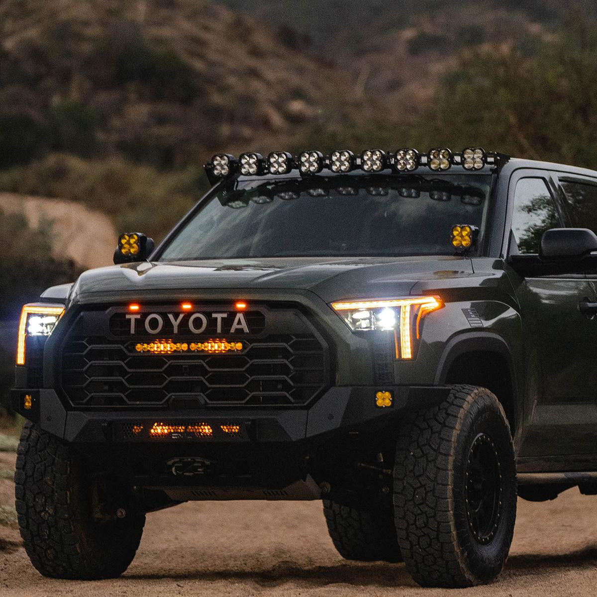 2022-2026+ Toyota Tundra Baja Designs 9XL Linkable Roof Light Bar Kit