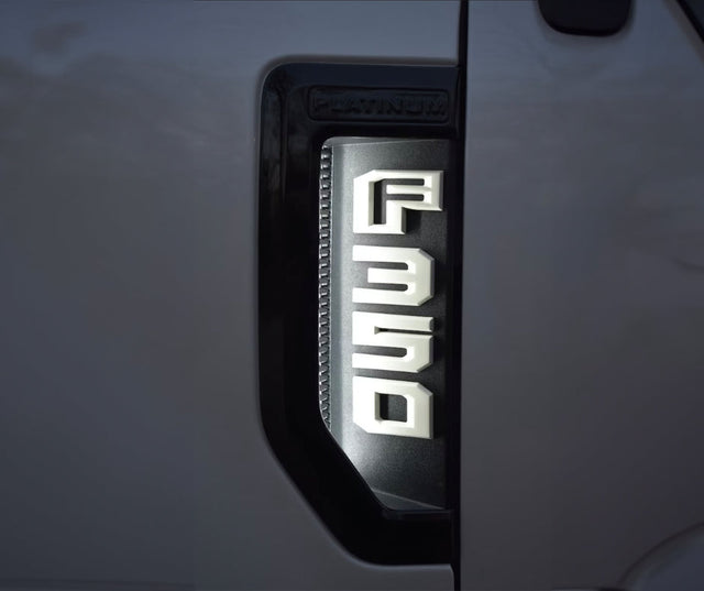 2017-2022 SuperDuty LED Fender Badge Kit - AutoLEDTech.com