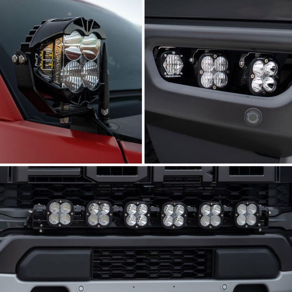 2021-2026+ Ford Raptor Baja Designs Stage 3 Light Bundle Kit - AutoLEDTech.com