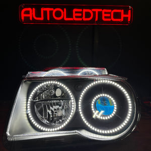 2005-2010 Chrysler 300C/SRT RGBW Flow Series Halo Headlights