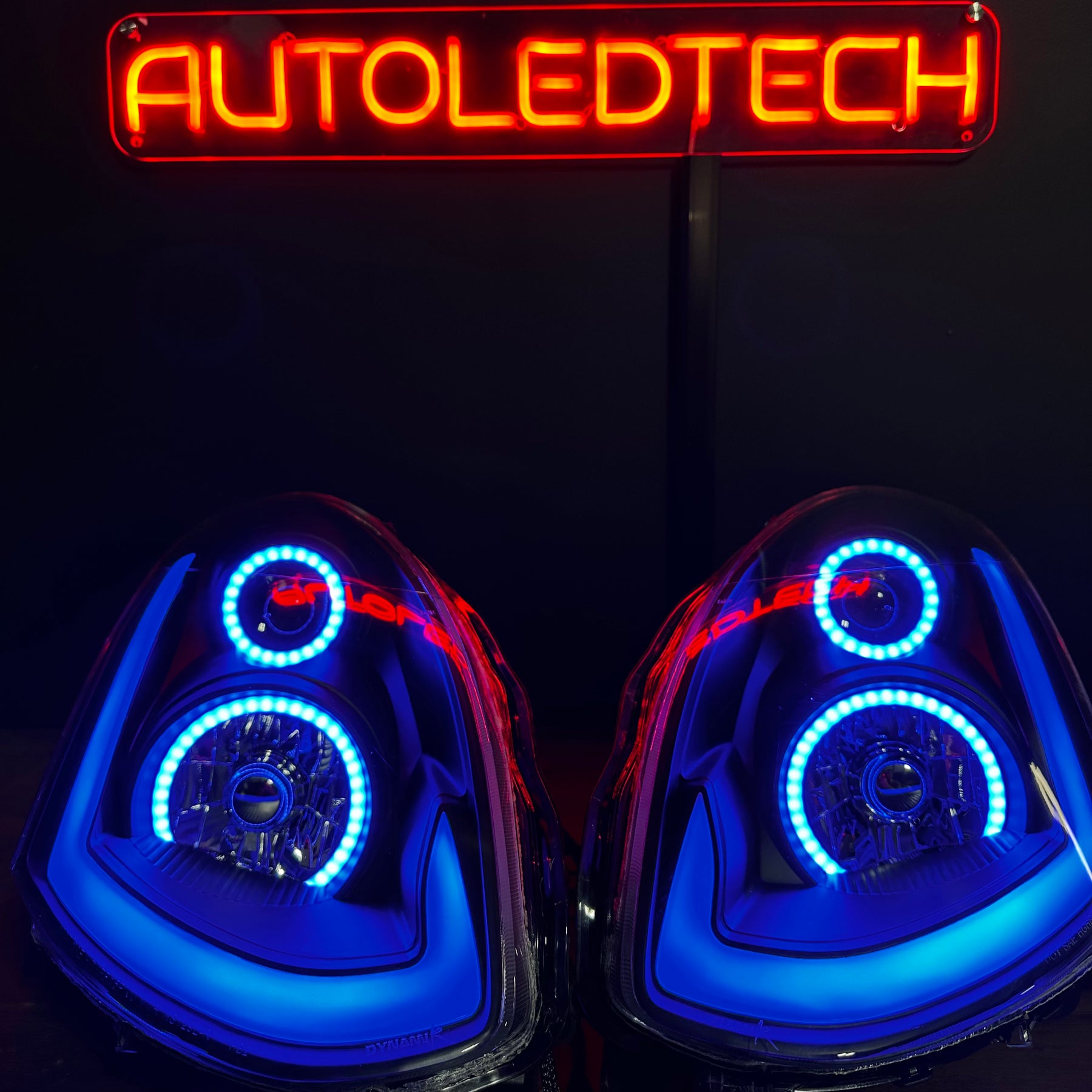 2003 2007 Infiniti G35 Coupe RGBW Flow Series LED Halo DRL Custom