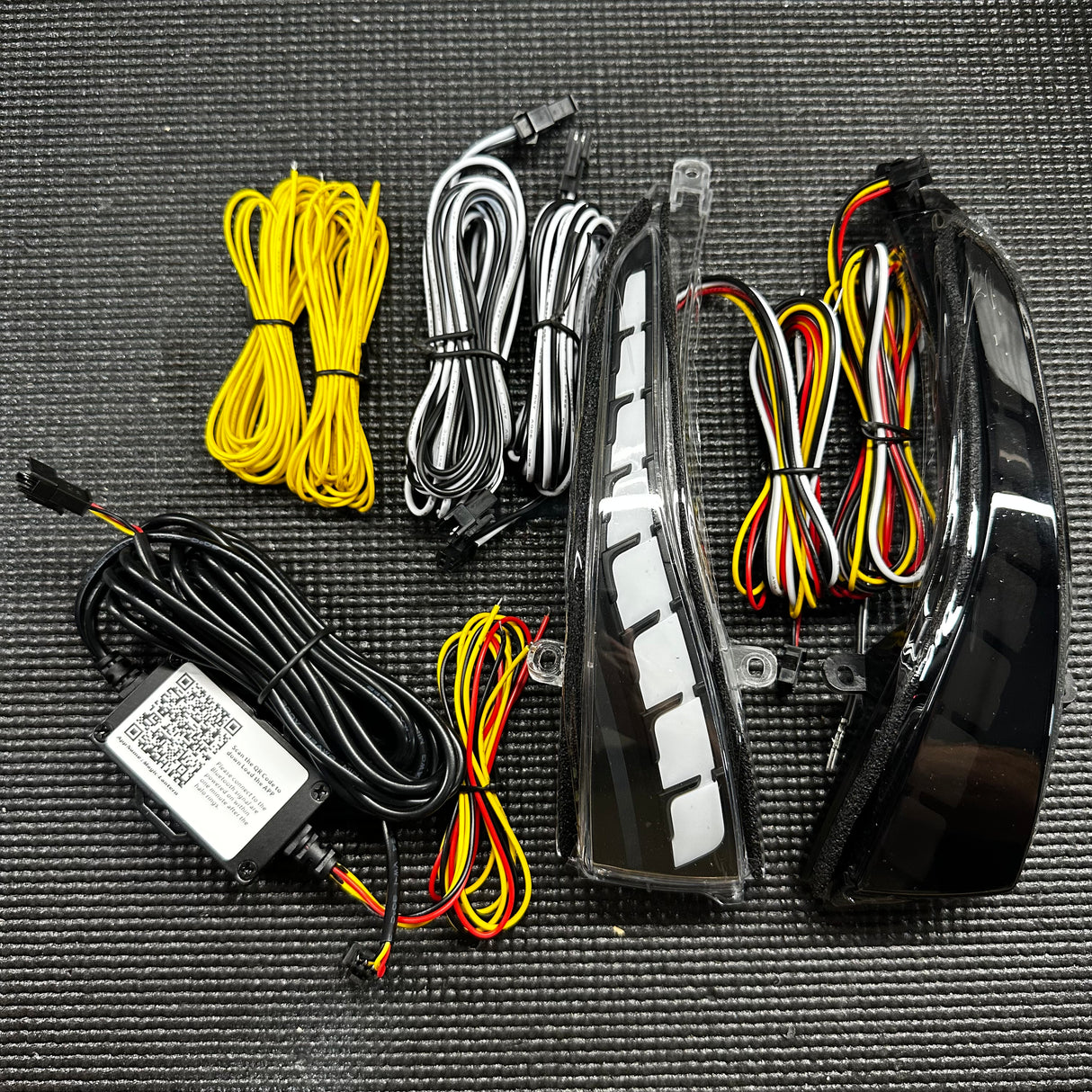 2014-2024 Infiniti Q50 Q60 Q70 Flow Series RGB LED Side Mirror Lights + Turn Signals