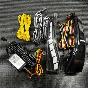 2014-2024 Infiniti Q50 Q60 Q70 Flow Series RGB LED Side Mirror Lights + Turn Signals