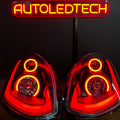 2003-2007 Infiniti G35 Coupe RGBW Flow Series LED Halo DRL Custom Headlights