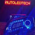 2011-2023 Chrysler 300 RGBW Flow Series LED Halo DRL Prebuilt Headlights