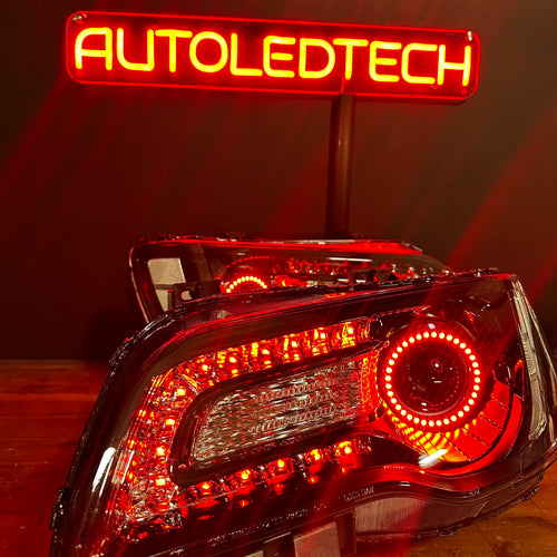 2011-2023 Chrysler 300 RGBW Flow Series LED Halo DRL Prebuilt Headlights