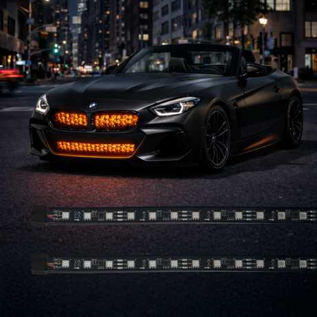 RGBW Flow Series LED Grill Light Strips Kit - AutoLEDTech.com