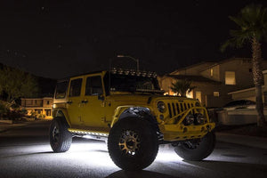 Hyper Pro MAX 104W PURE WHITE LED Rock Lights Pod Kit (9100 Lm)