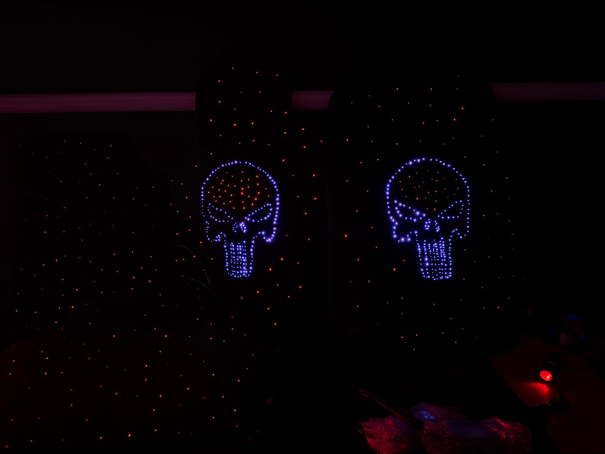 RGBW LED Starlight Floor Mats Lights Kit
