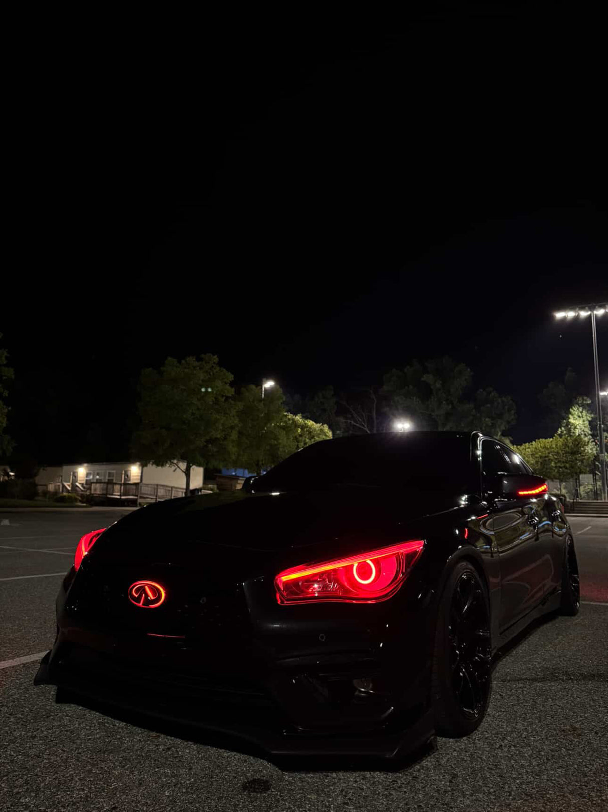 2014-2024 Infiniti Q50 RGBW Flow Series LED DRL Prebuilt Custom Headlights