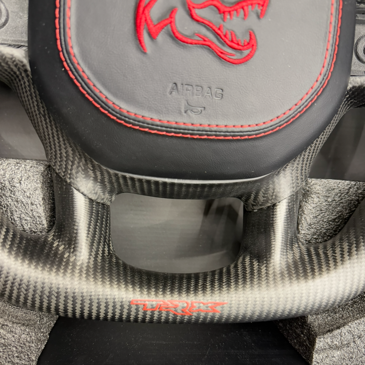 2021-2026+ Ram TRX 1500 Custom Carbon Fiber Steering Wheel - IN STOCK